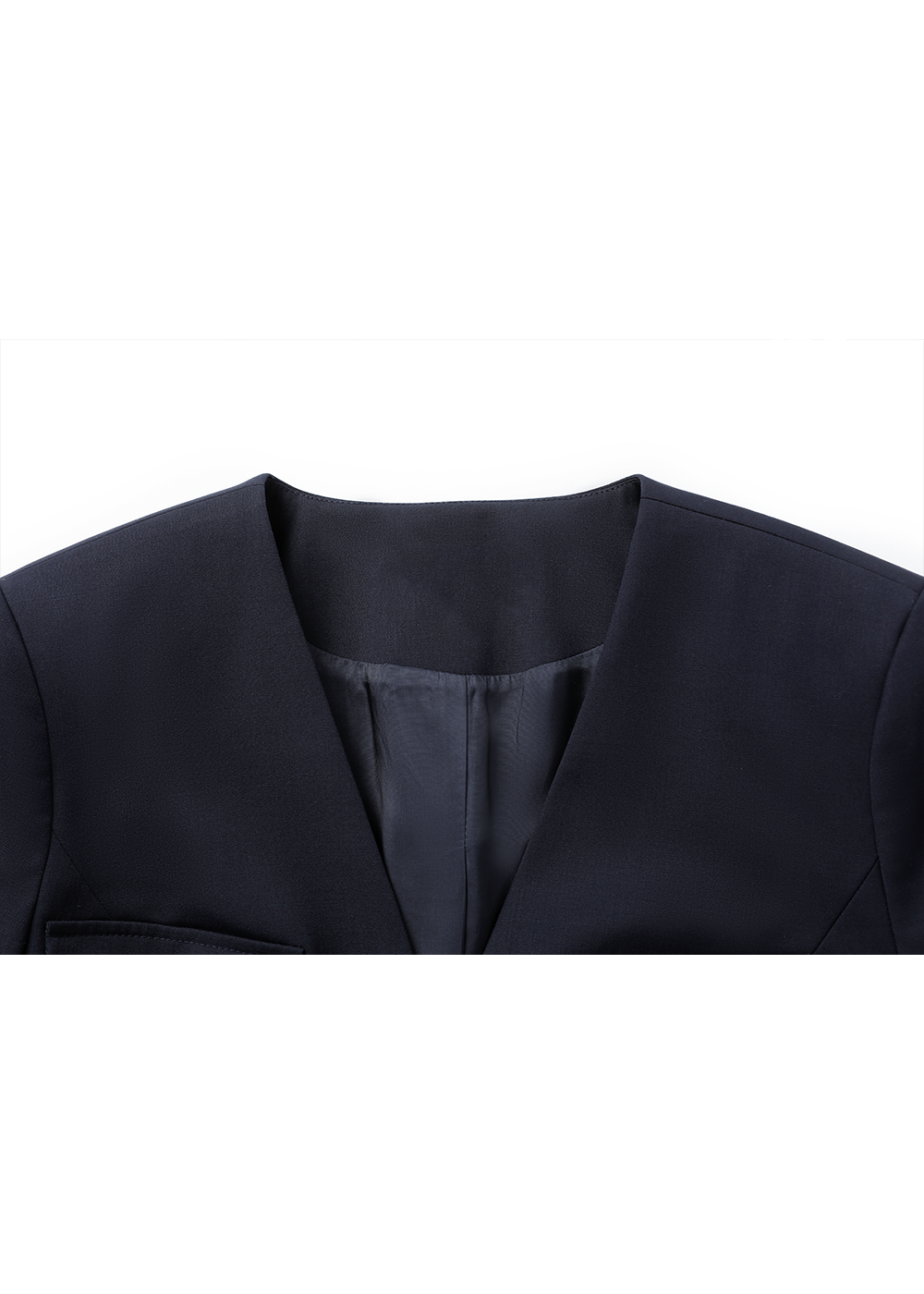 SALAZIA Navy Long-Sleeve Dresses