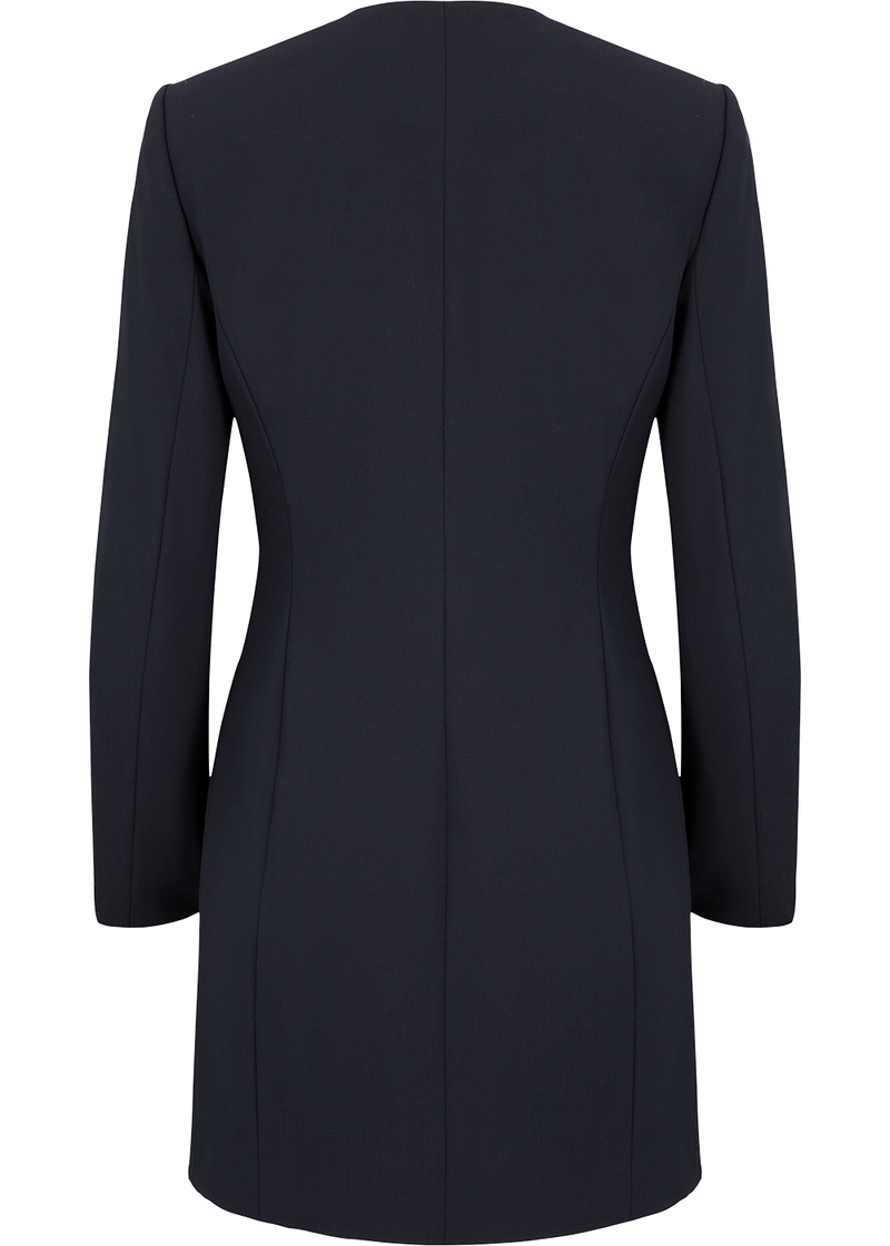 SALAZIA Navy Long-Sleeve Dresses