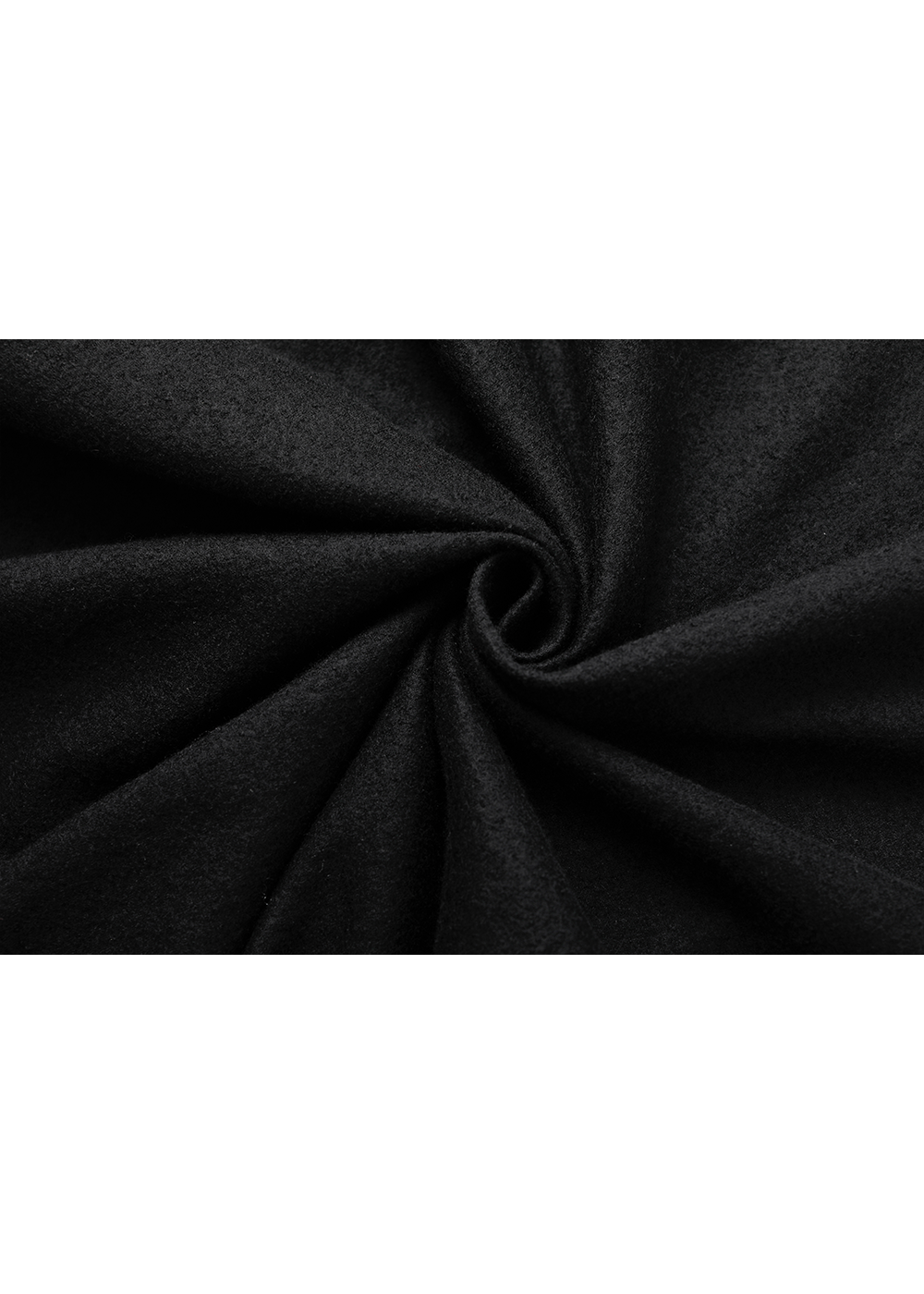 SALAZIA Black Wool Blend Long-Sleeve Dresses