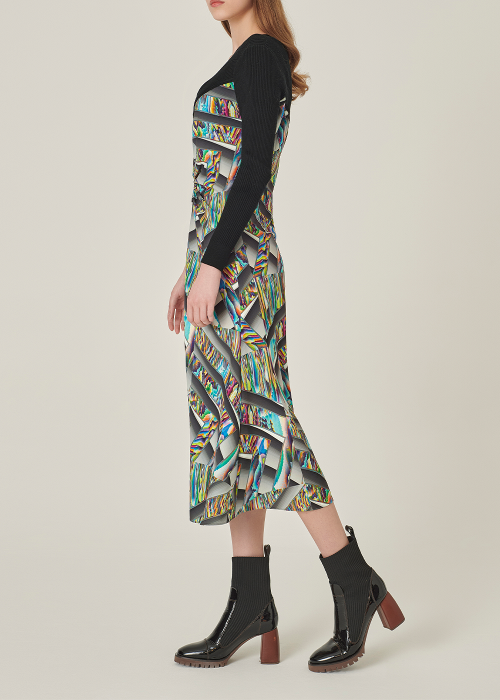 SALAZIA Blue-Grey Ice and Light Dresses