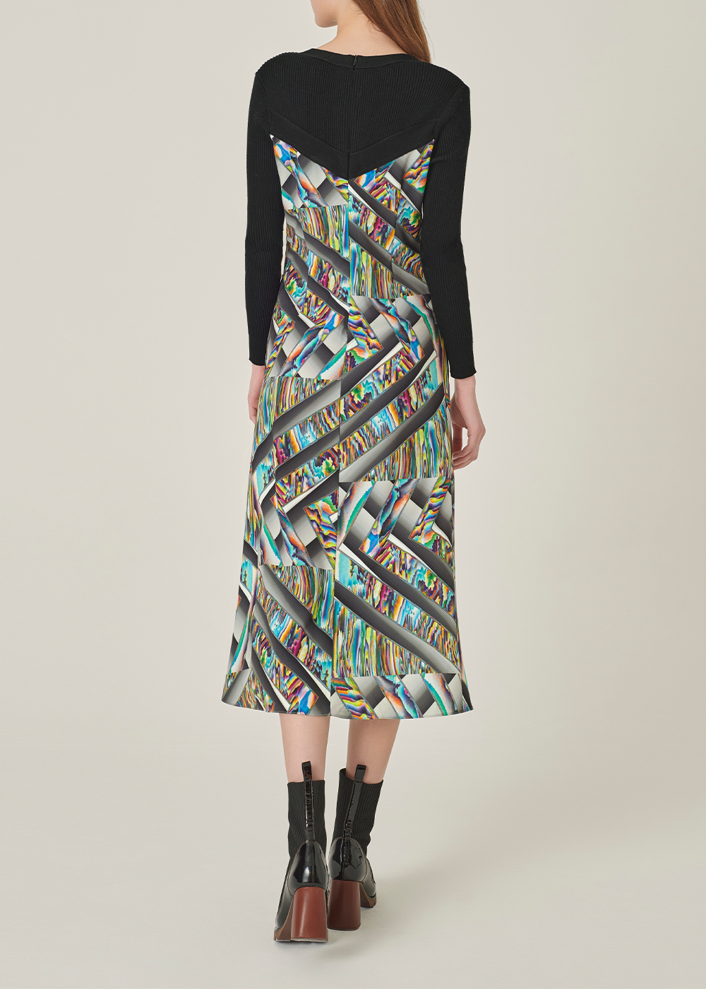 SALAZIA Blue-Grey Ice and Light Dresses