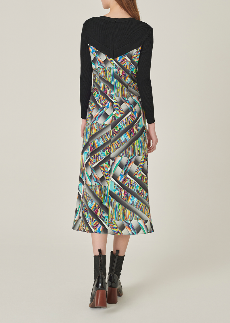 SALAZIA Blue-Grey Ice and Light Dresses