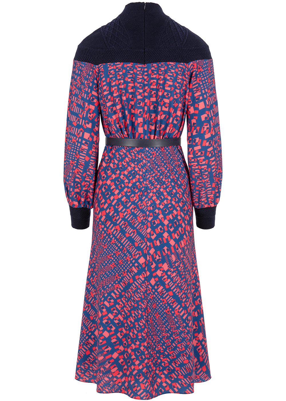 SALAZIA Blue-Red Mirage Sun Dresses