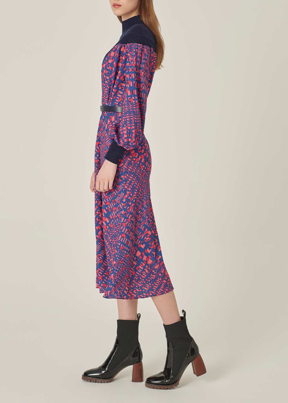 SALAZIA Blue-Red Mirage Sun Dresses