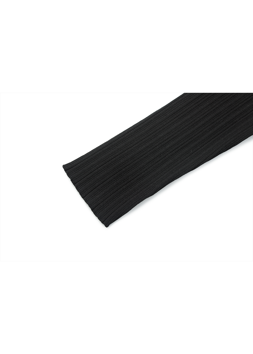 SALAZIA Blue-Black Colorblock Triacetate Blend Long-Sleeve Dresses