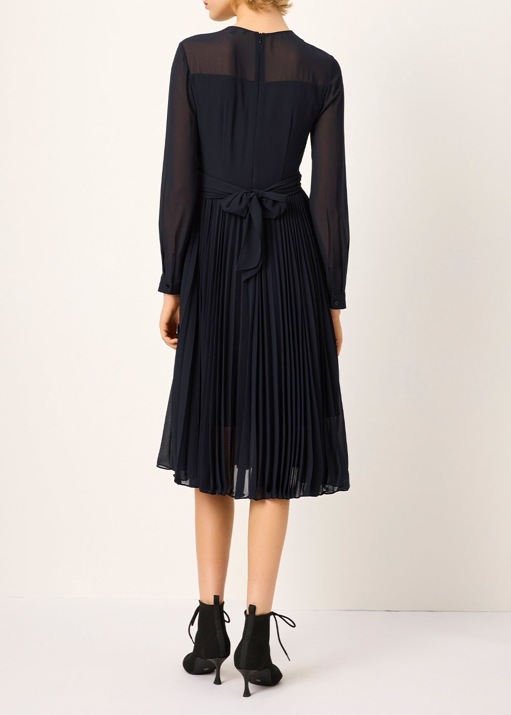 SALAZIA Deep Blue Solid Dresses
