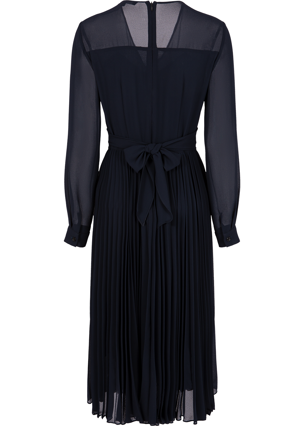SALAZIA Deep Blue Solid Dresses