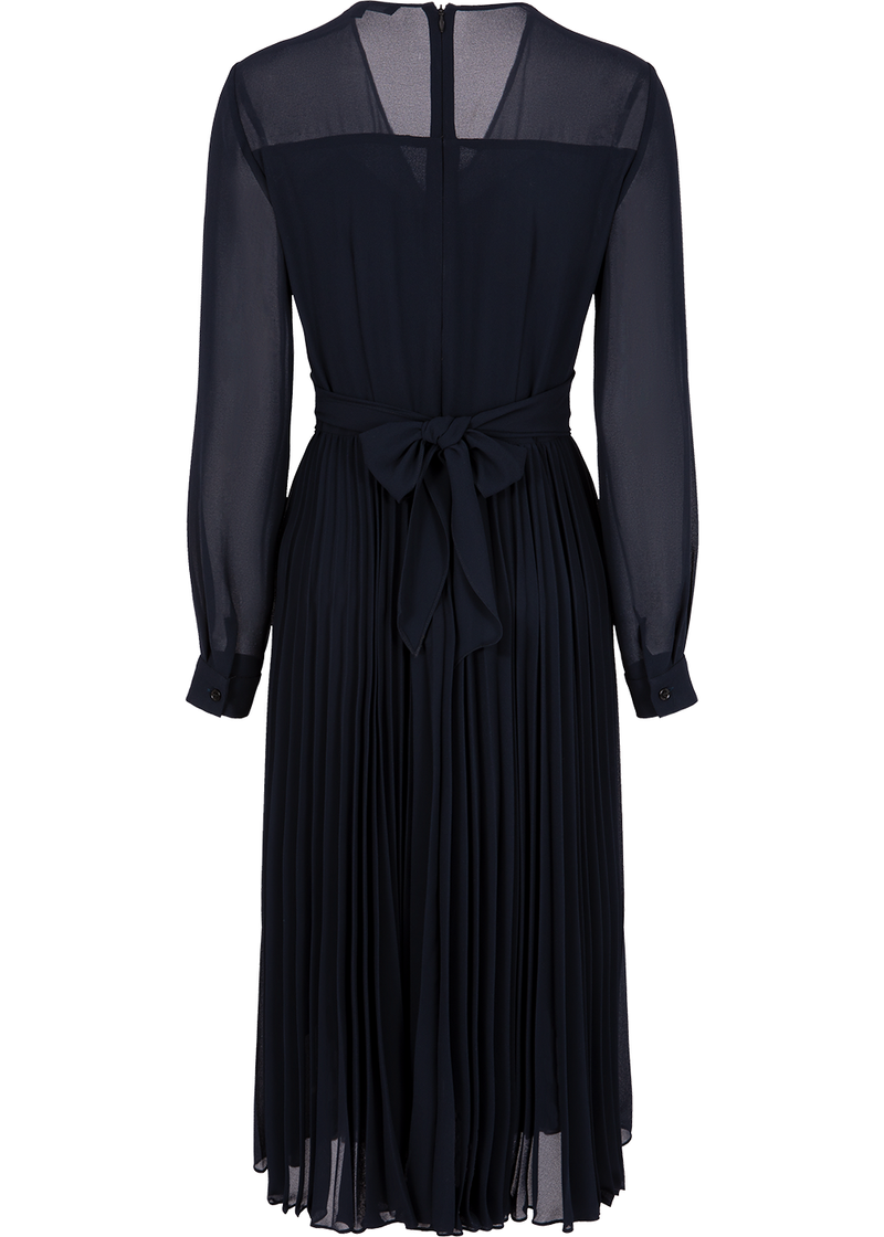 SALAZIA Deep Blue Solid Dresses