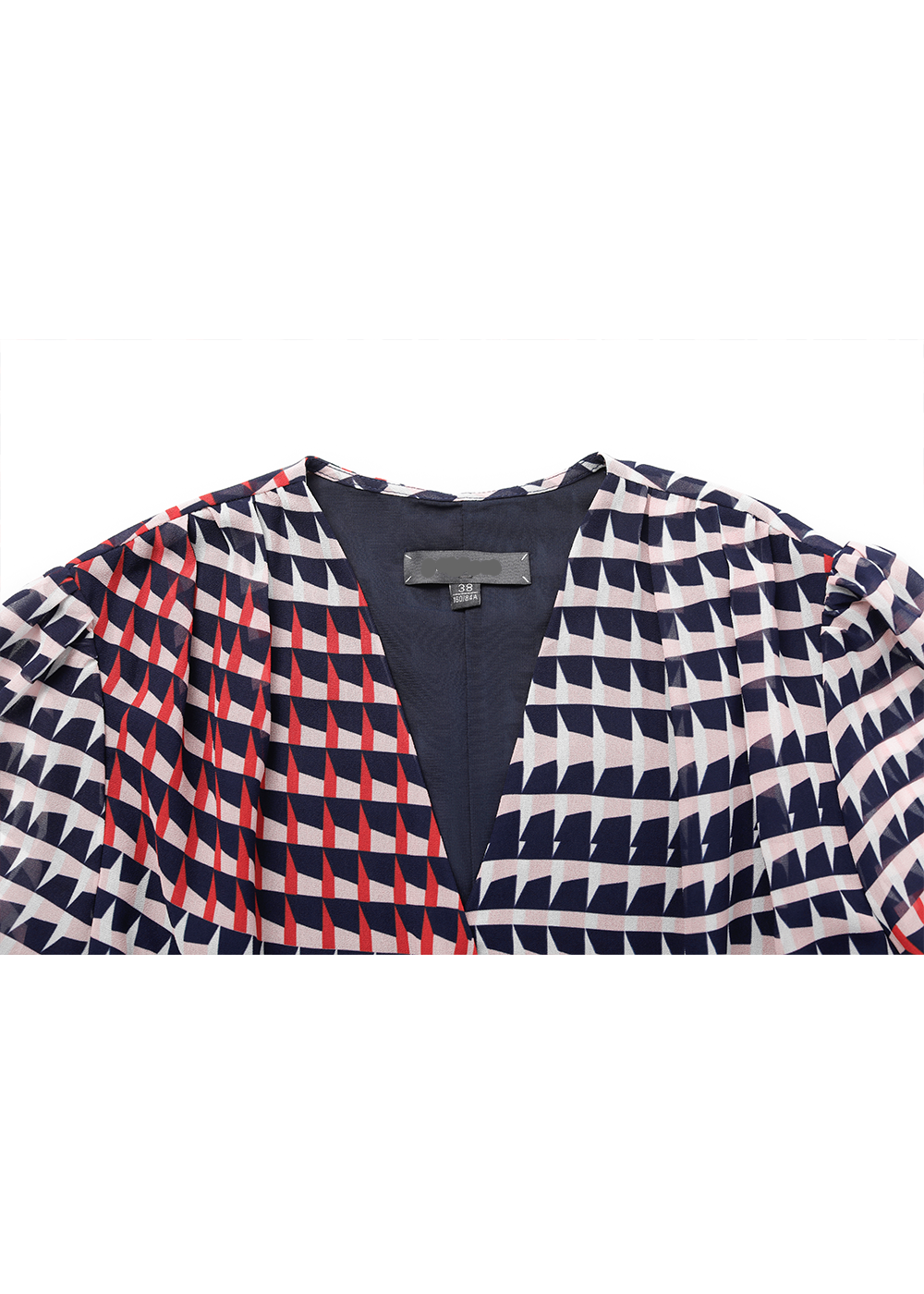 SALAZIA Pink-Black-Red Houndstooth Dresses