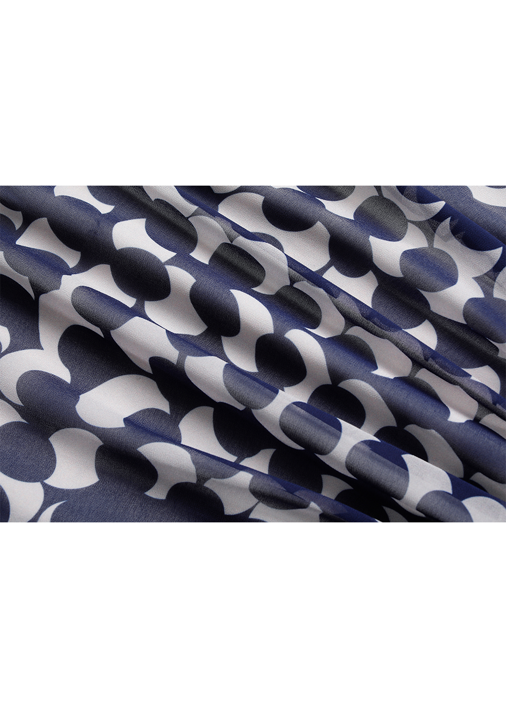 SALAZIA Blue-White Polka Dot Maxi Dresses