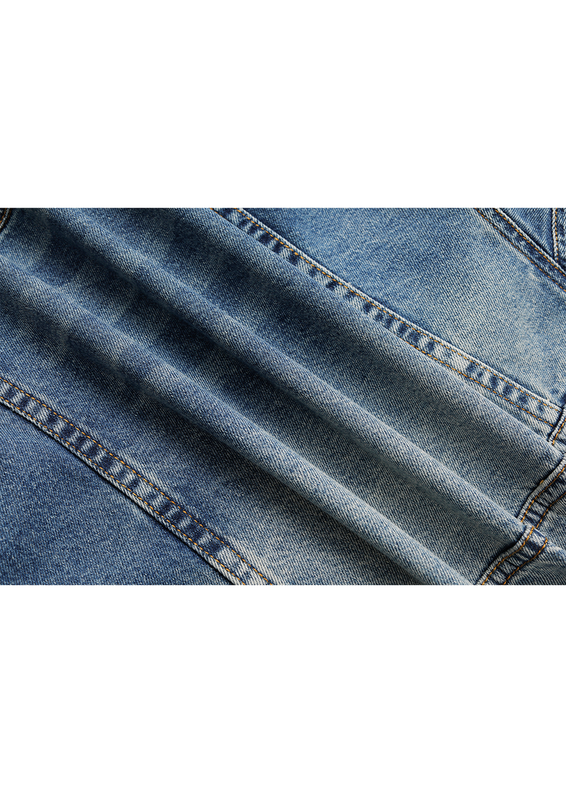 SALAZIA Denim Blue Washed Cotton Jackets