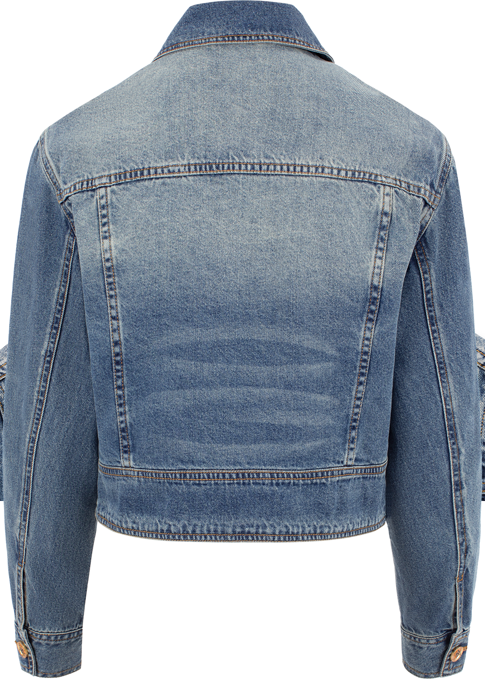 SALAZIA Denim Blue Washed Cotton Jackets