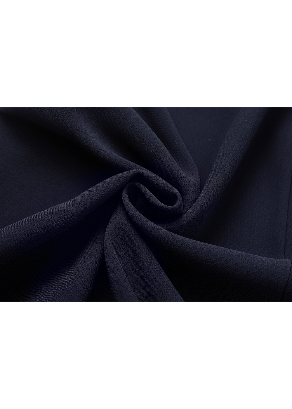 SALAZIA Deep Blue Triacetate Long-Sleeve Dresses