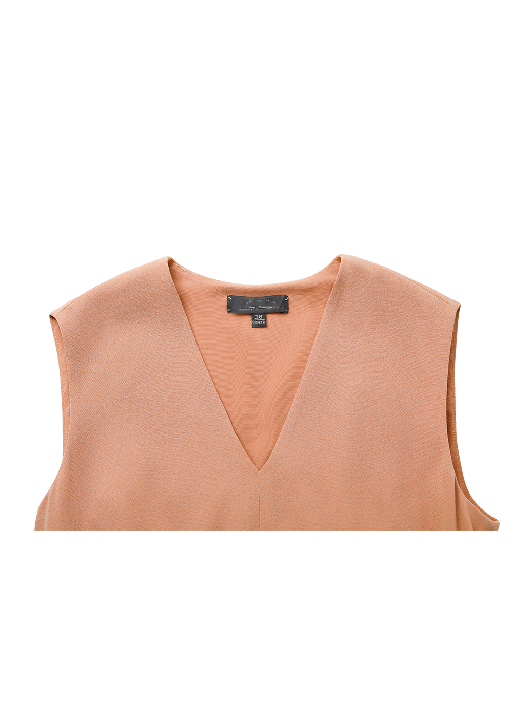 SALAZIA Coral Pink Triacetate Blend Dresses