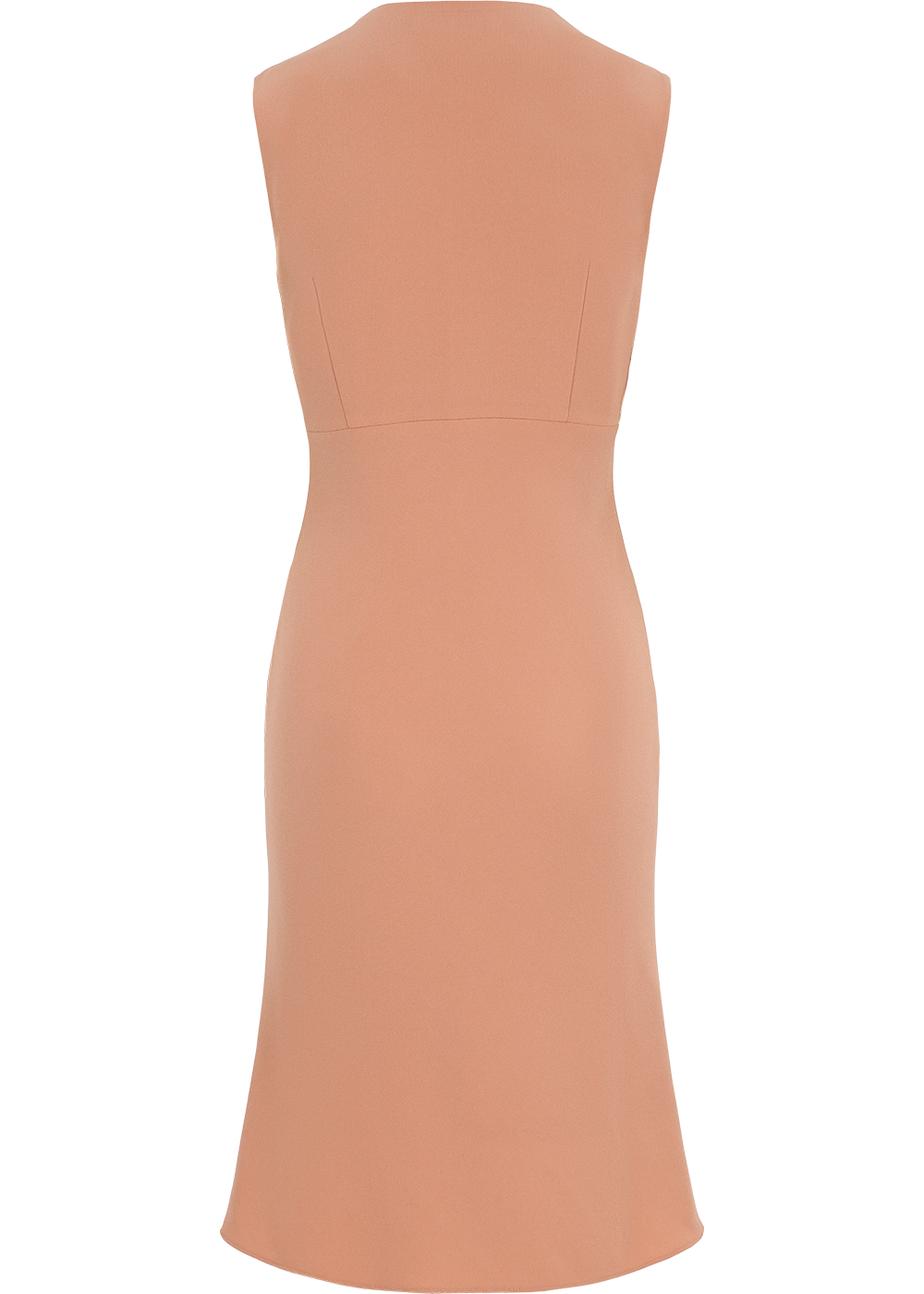 SALAZIA Coral Pink Triacetate Blend Dresses