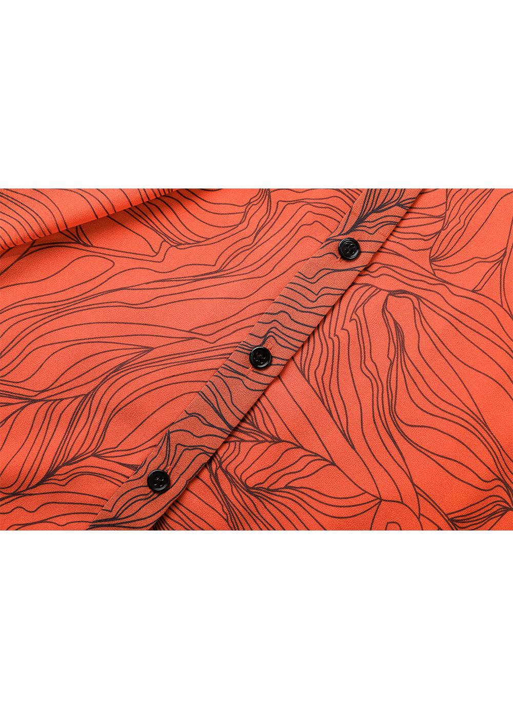 SALAZIA Orange Lily Print Dresses