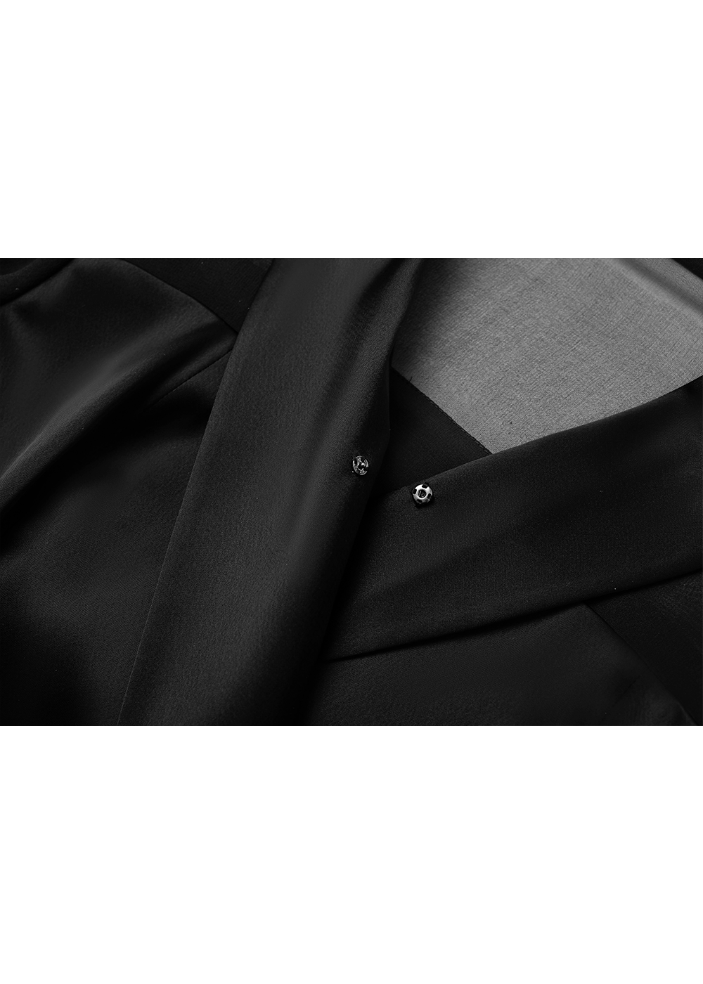 SALAZIA Black Triacetate-Silk Blend Dresses