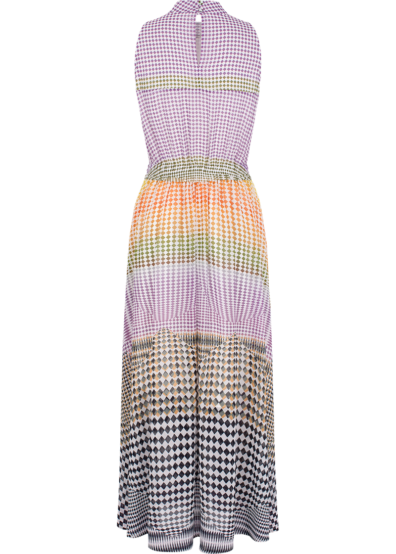 SALAZIA Yellow-Pink-Black Collage Dresses
