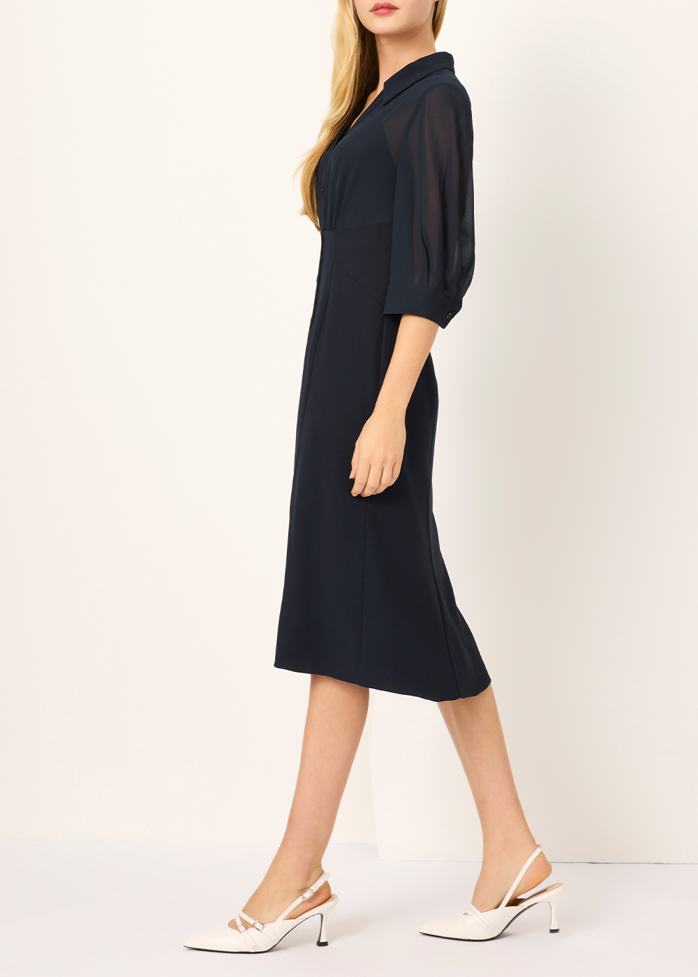 SALAZIA Indigo Silk-Touch Dresses