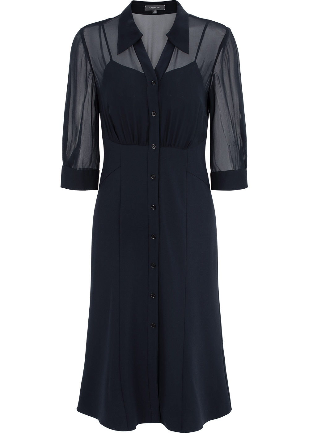 SALAZIA Indigo Silk-Touch Dresses