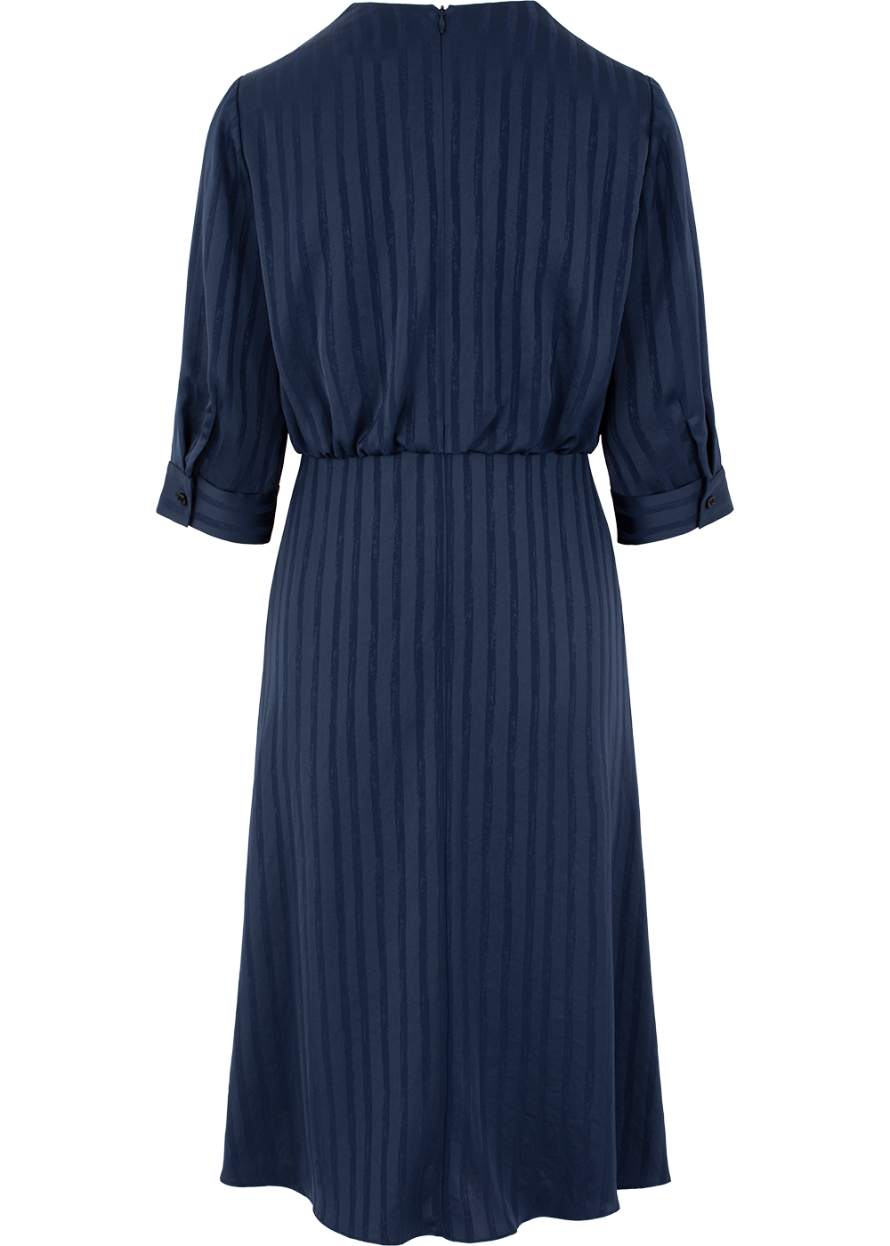 SALAZIA Deep Blue Acetate Dresses