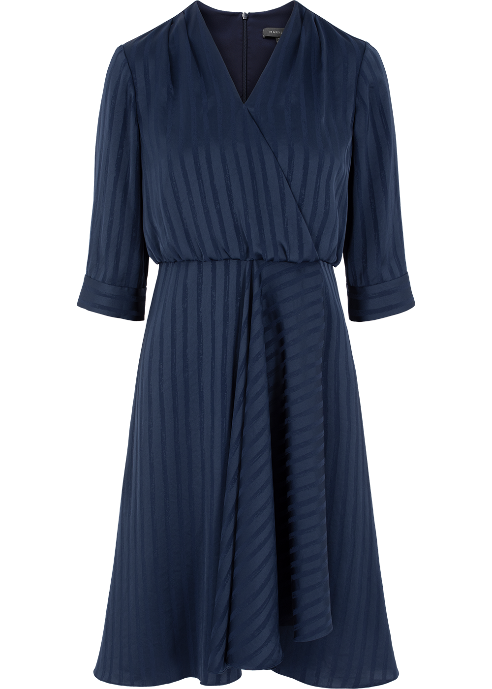SALAZIA Deep Blue Acetate Dresses