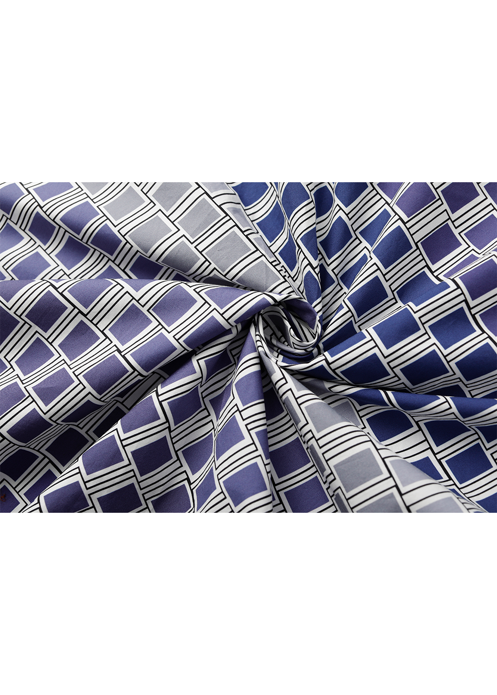 SALAZIA Blue-White Gingham Cotton Dresses