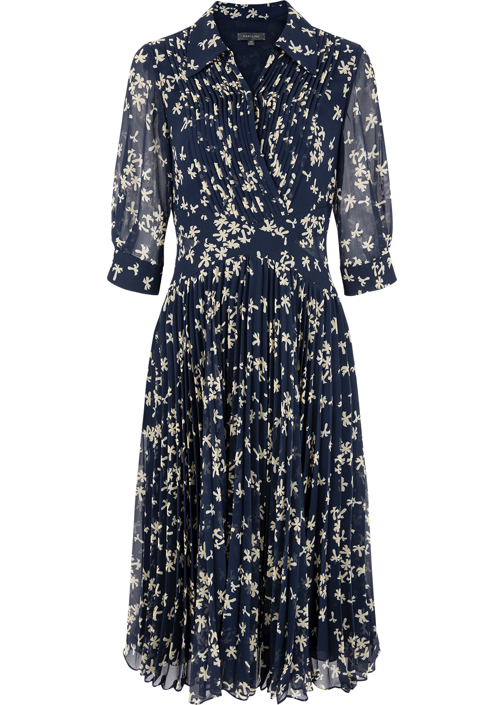 SALAZIA Blue Palm Summer Dresses