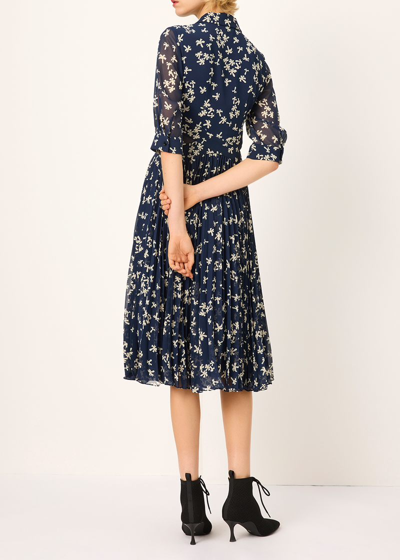 SALAZIA Blue Palm Summer Dresses