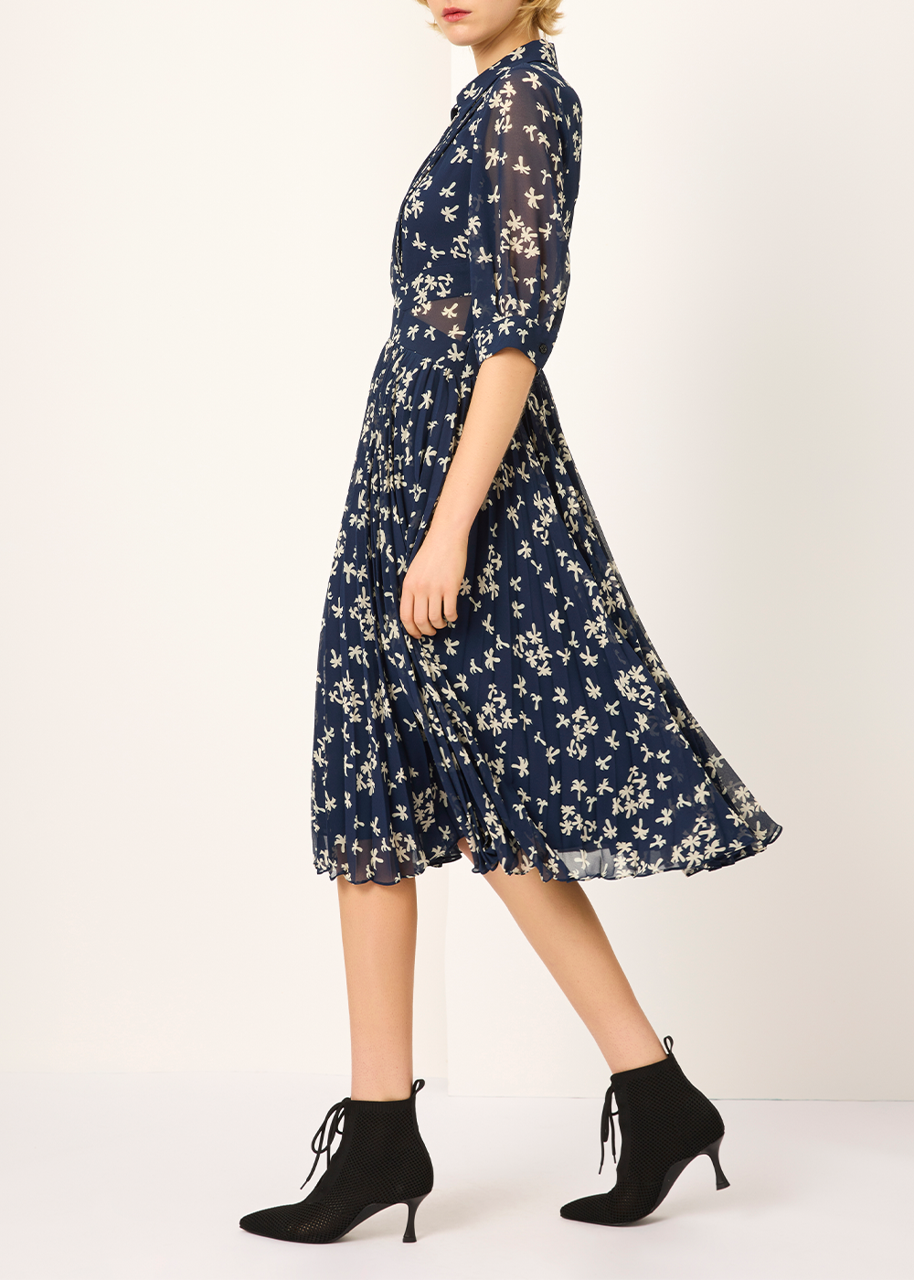 SALAZIA Blue Palm Summer Dresses