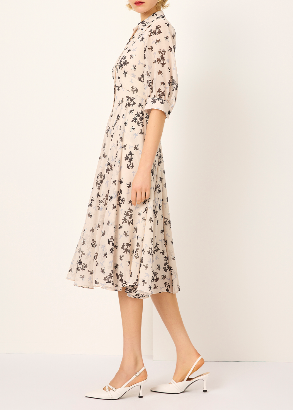 SALAZIA Pink Palm Summer Dresses
