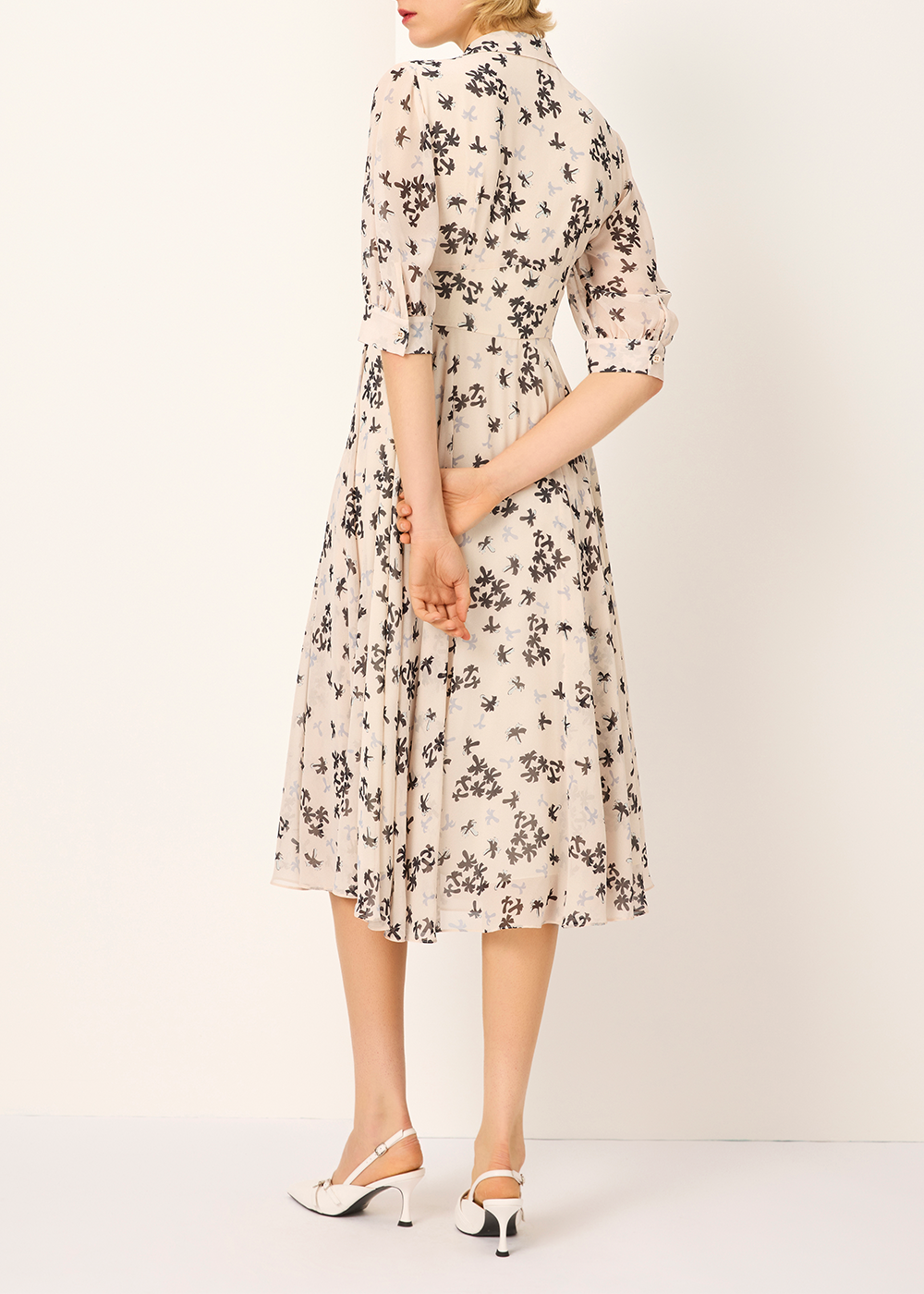 SALAZIA Pink Palm Summer Dresses