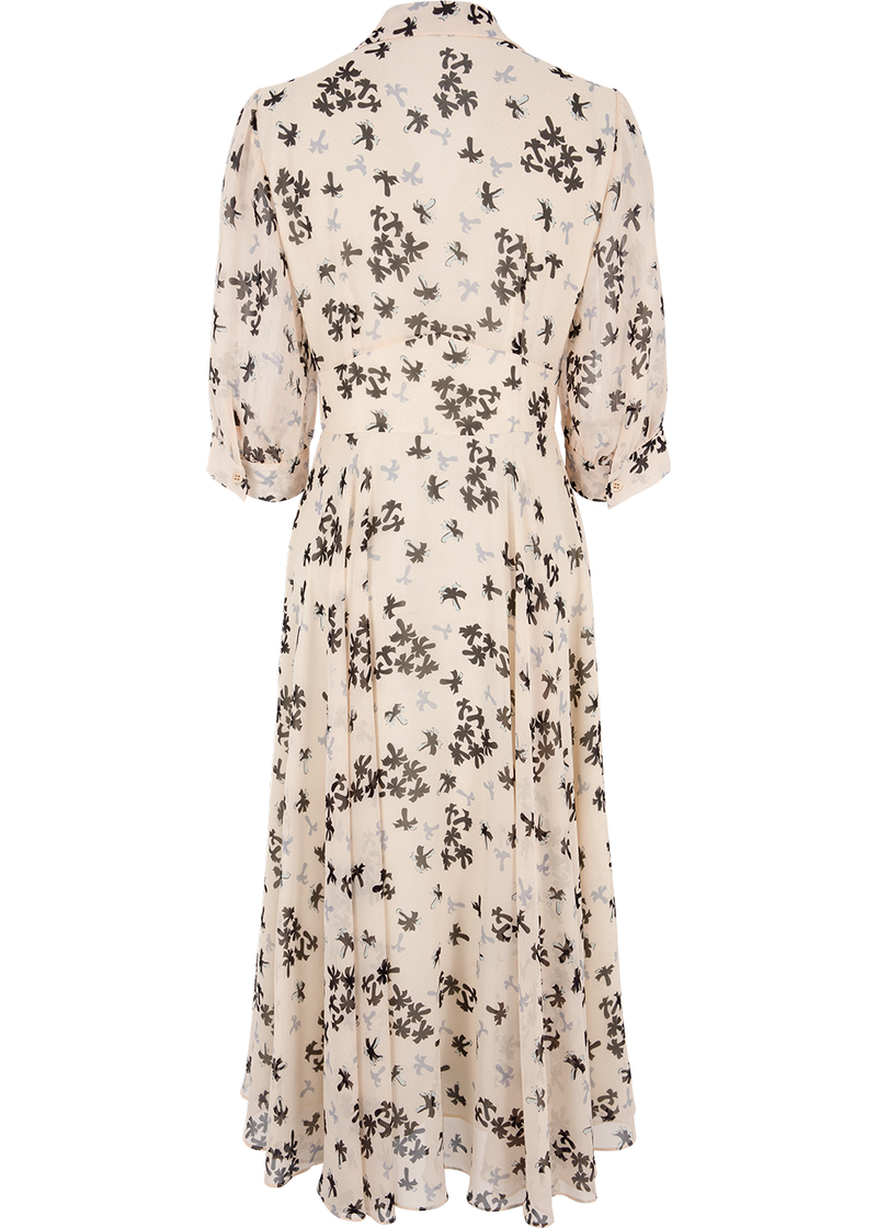 SALAZIA Pink Palm Summer Dresses