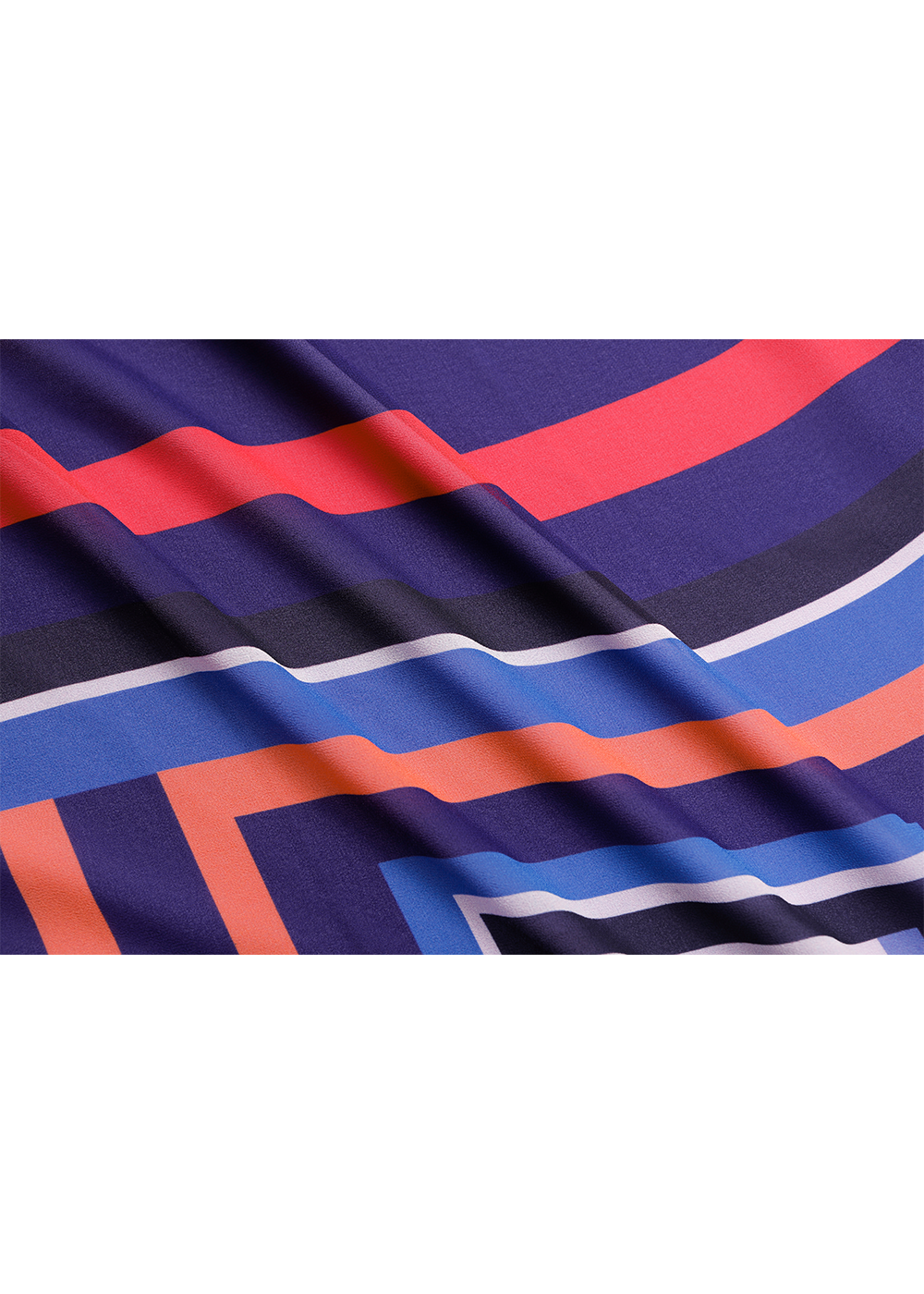 SALAZIA Pink-Purple Loop Print Long-Sleeve Dresses