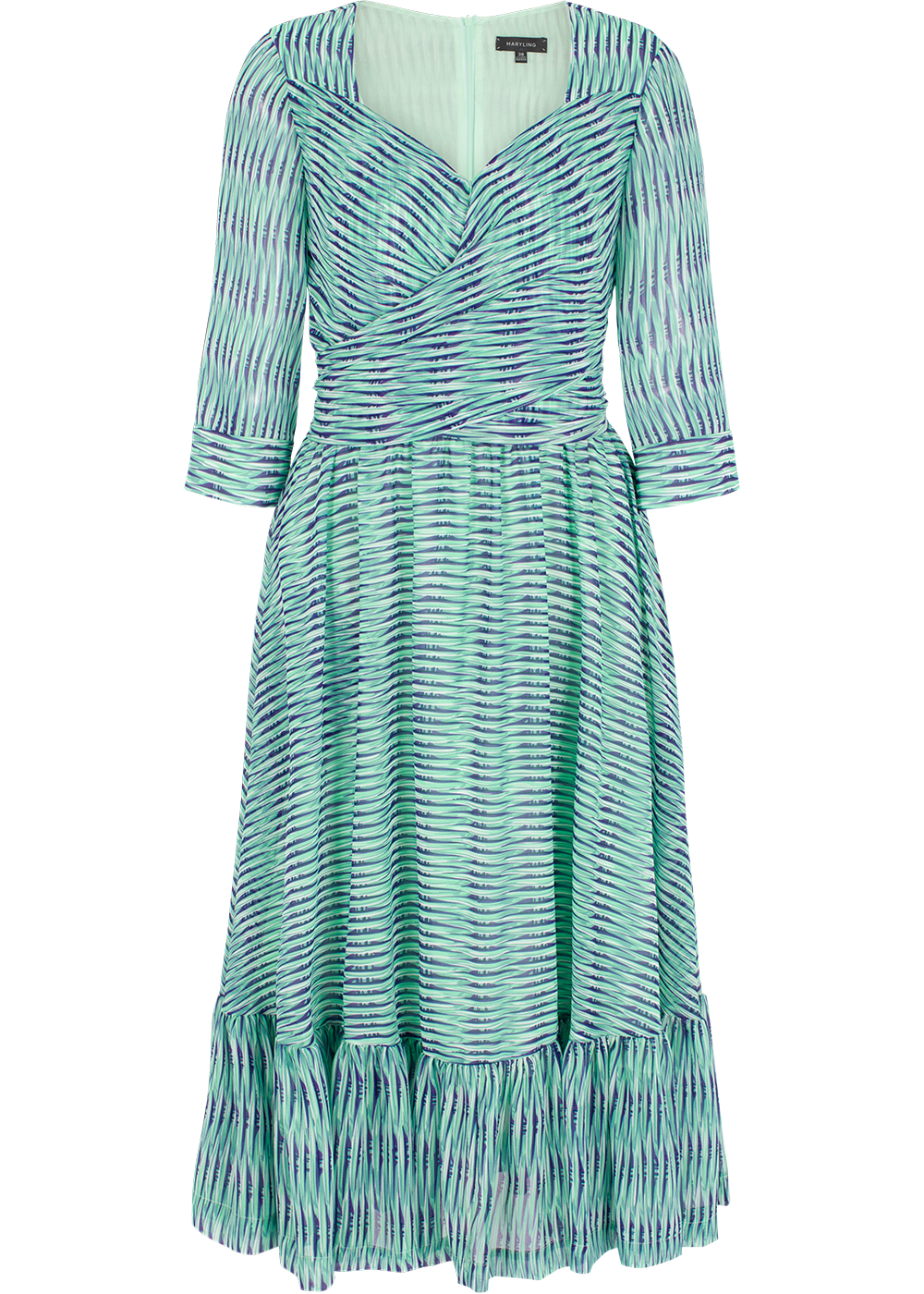 SALAZIA Green Rattan Weave Dresses