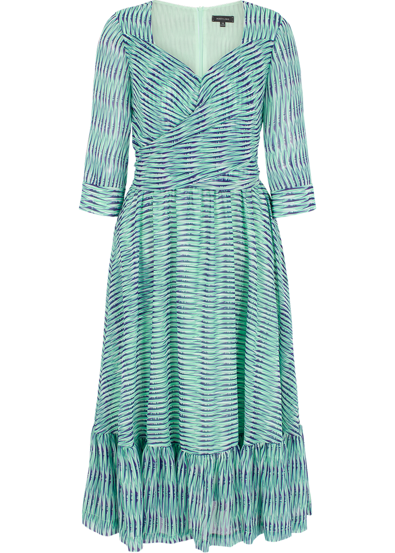 SALAZIA Green Rattan Weave Dresses