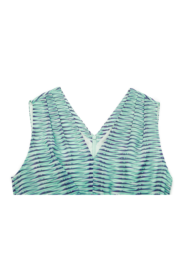 SALAZIA Green Rattan Weave Maxi Dresses
