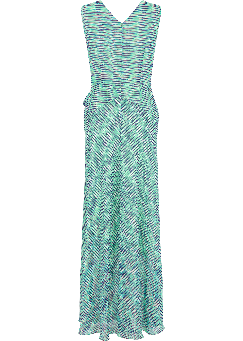 SALAZIA Green Rattan Weave Maxi Dresses