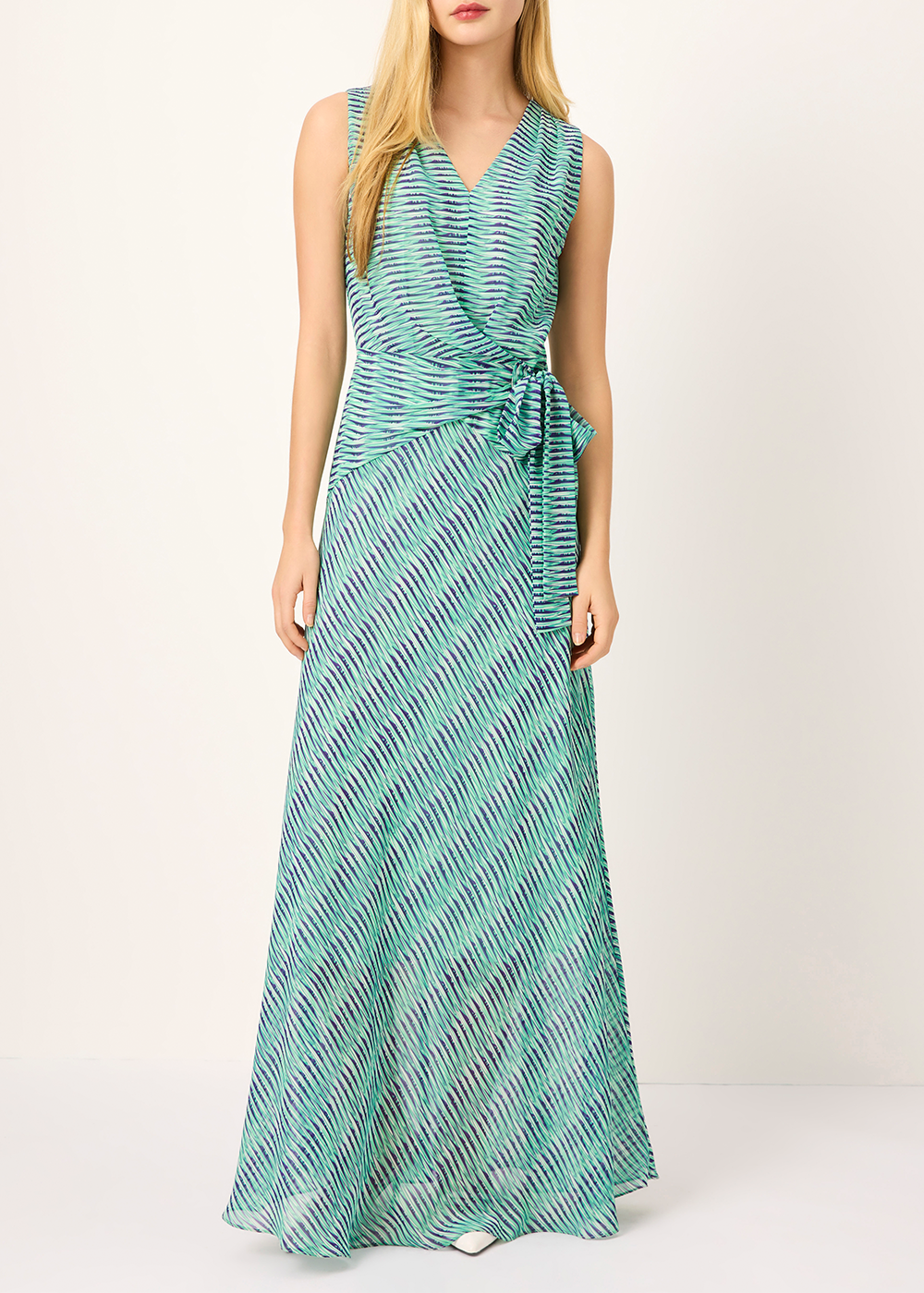 SALAZIA Green Rattan Weave Maxi Dresses