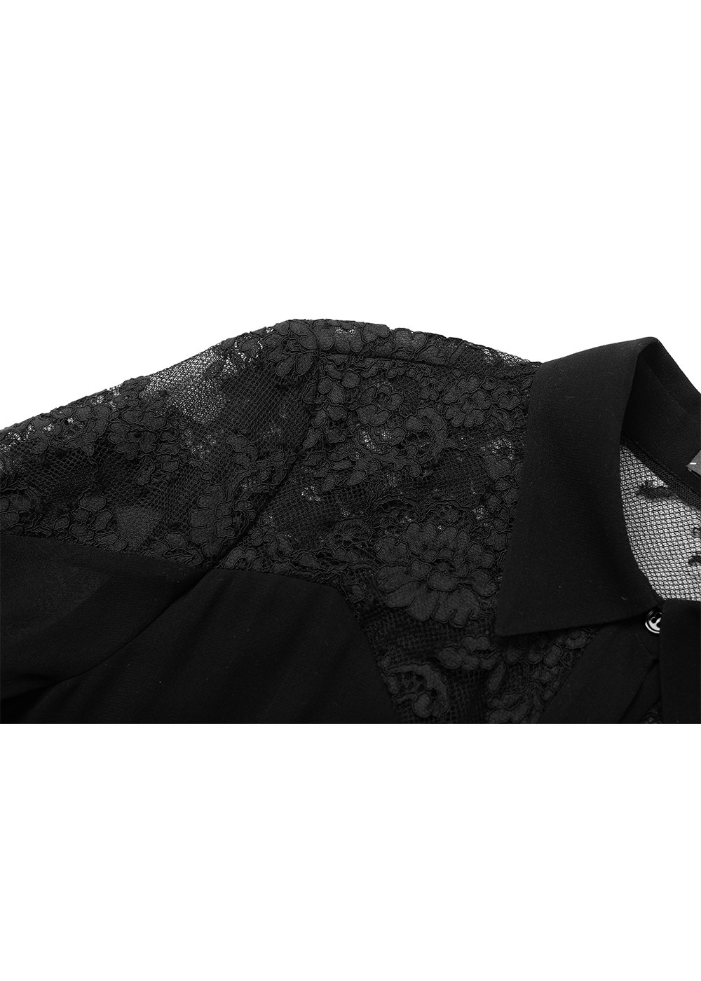 SALAZIA Black Silk Lace Dresses