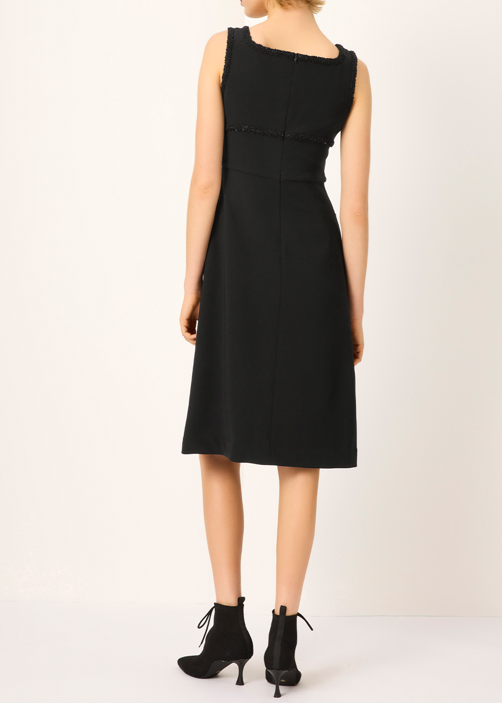 SALAZIA Solid Fit-and-Flare Dresses