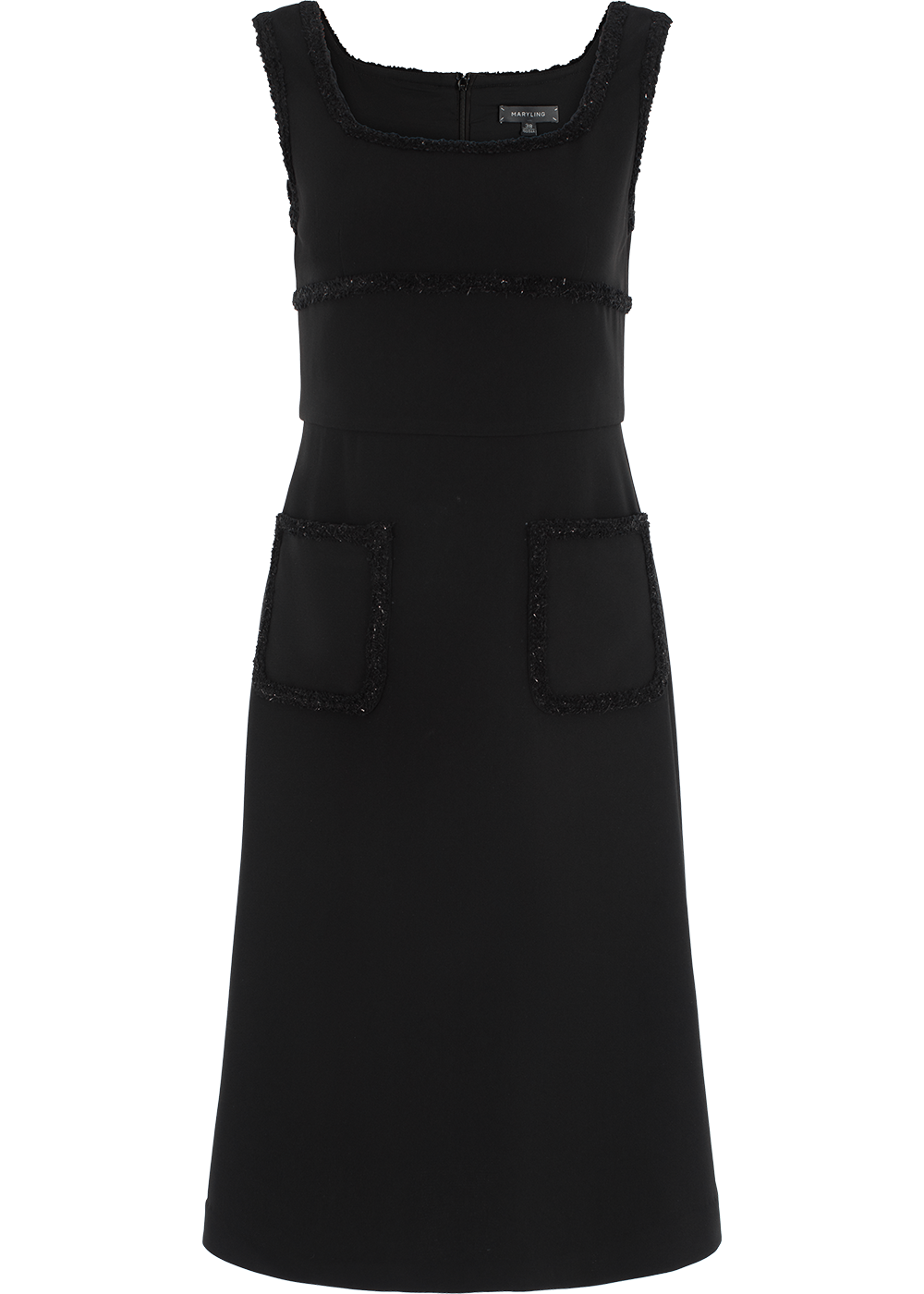 SALAZIA Solid Fit-and-Flare Dresses