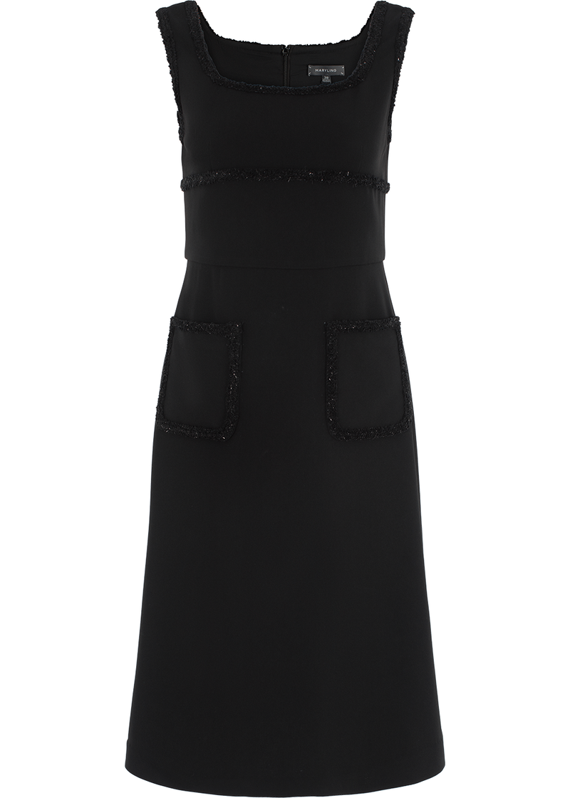 SALAZIA Solid Fit-and-Flare Dresses