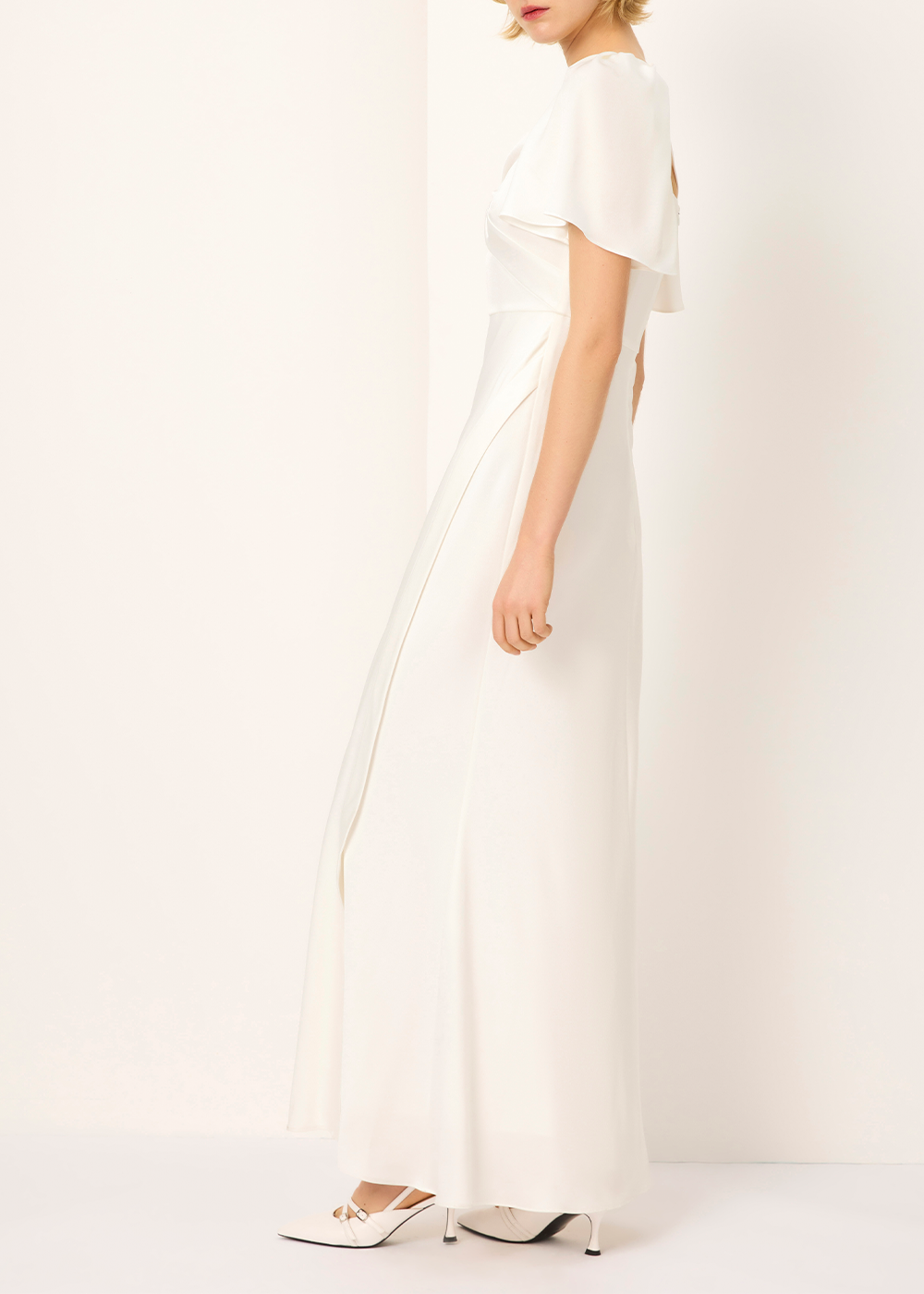 SALAZIA White Triacetate Dresses