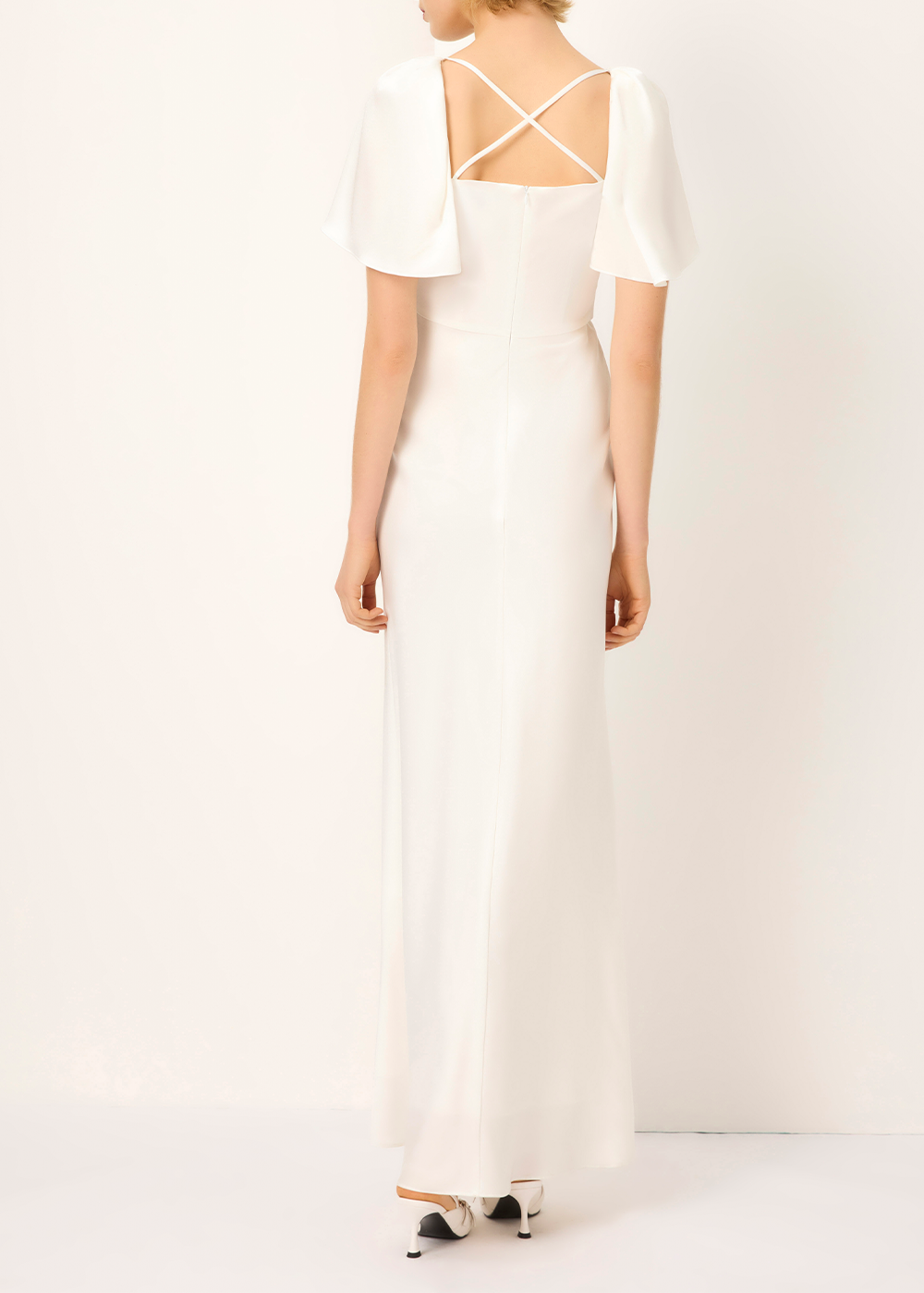 SALAZIA White Triacetate Dresses