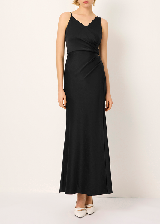 SALAZIA Black Triacetate Dresses