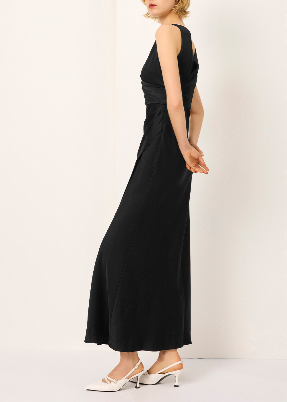 SALAZIA Black Triacetate Dresses