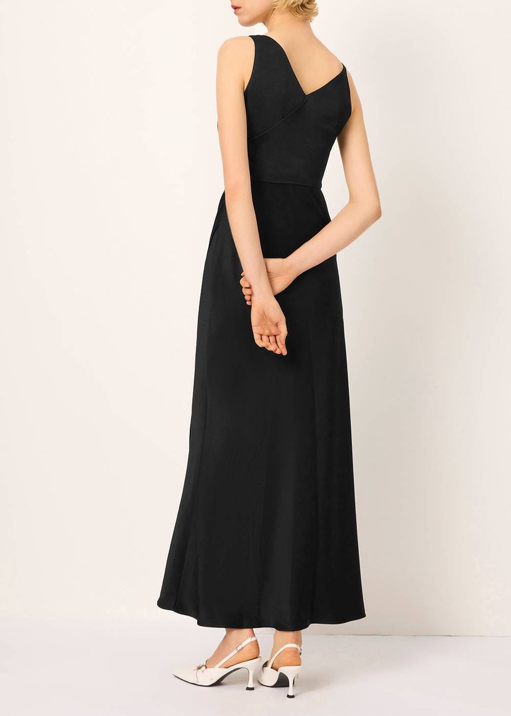 SALAZIA Black Triacetate Dresses