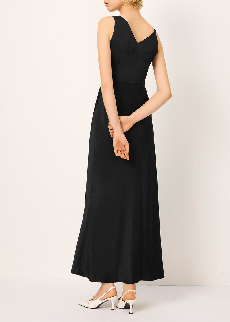 SALAZIA Black Triacetate Dresses