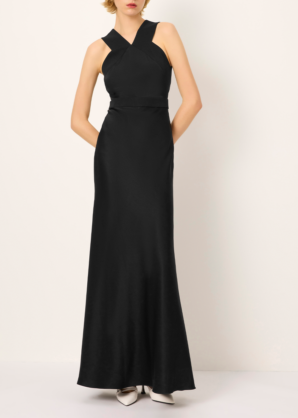 SALAZIA Black Triacetate Blend Dresses